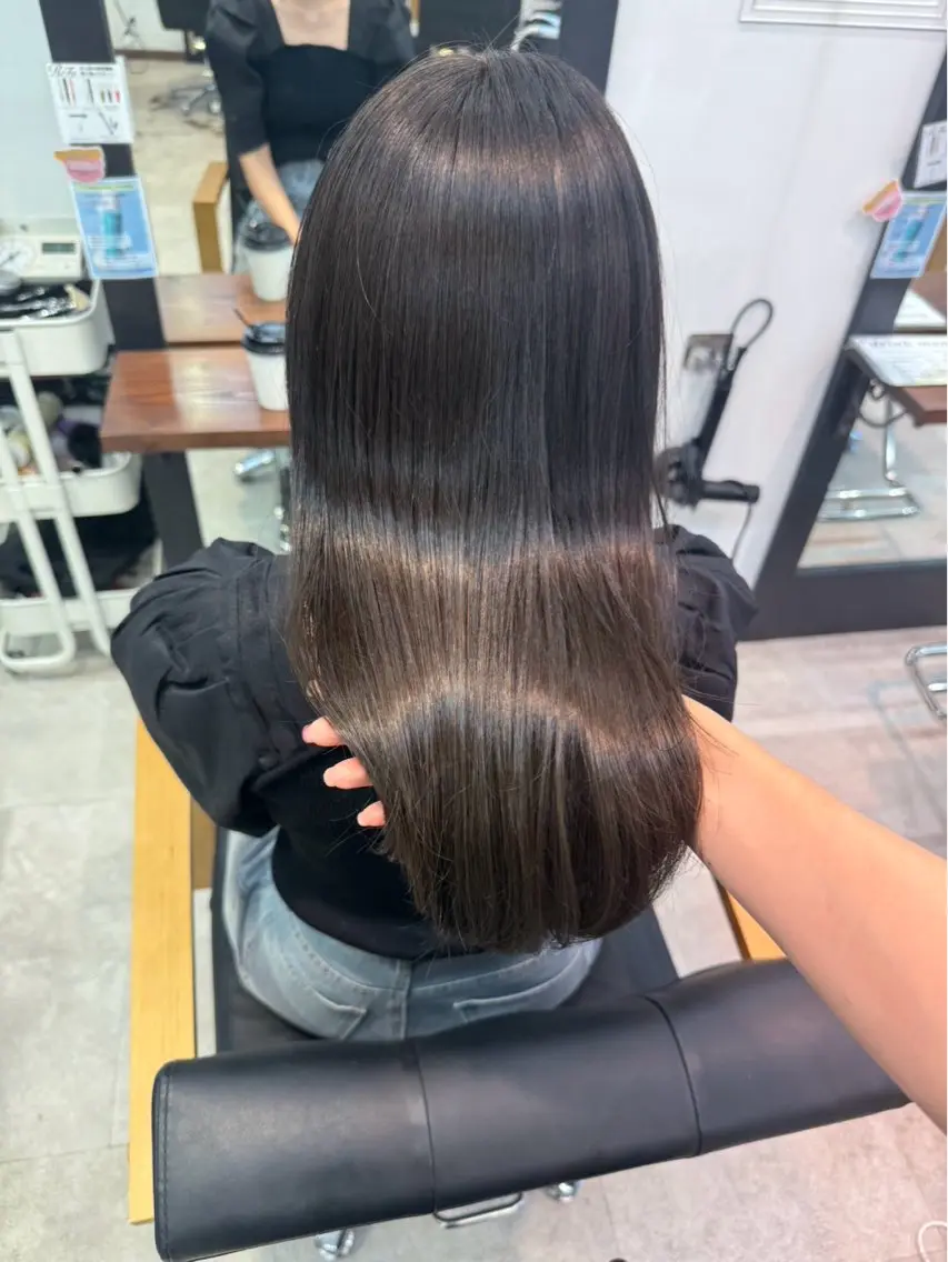 ロング カラー ヘアカラー 松本 倫のヘアスタイル