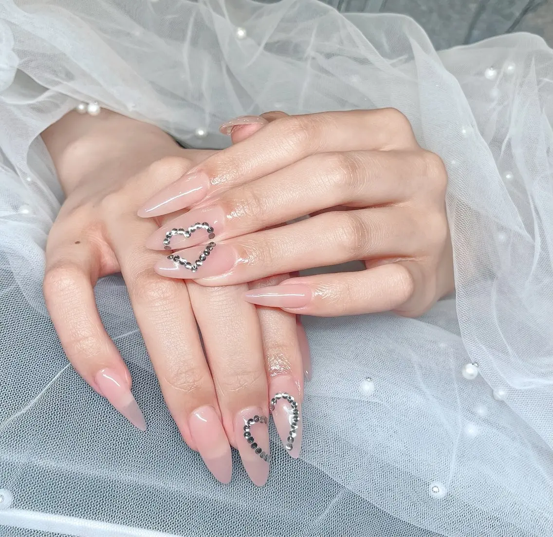 ネイル フレンチネイル グラデーション マグネットネイル ミラーネイル ワンホンネイル ハンドネイル Sora Nailのネイルデザイン