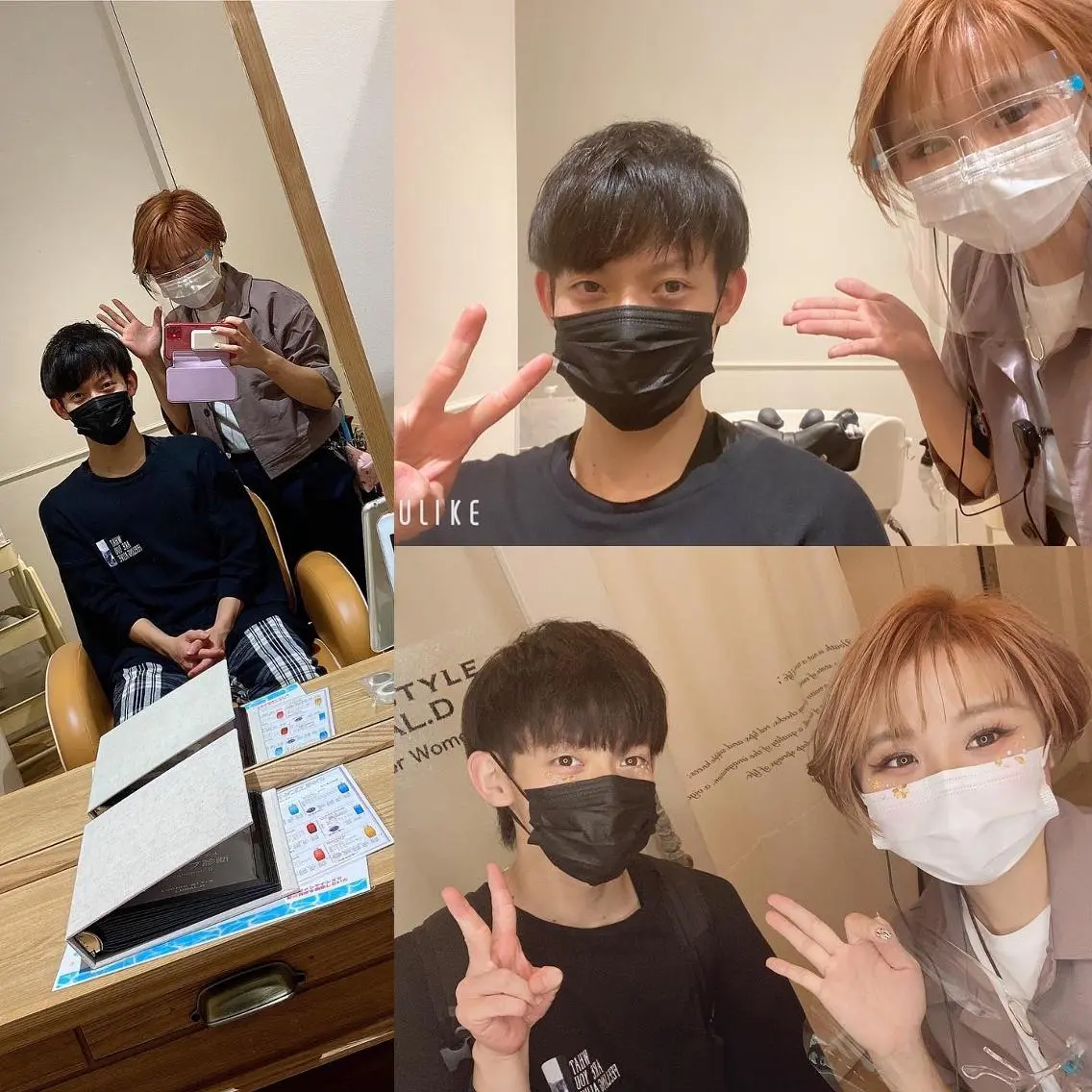 ショート カラー メンズ キッズ ショートボブ メンズショート ボブ ショートヘア ✂︎ショート、ボブ、 レイヤー🩵YUMIのヘアスタイル