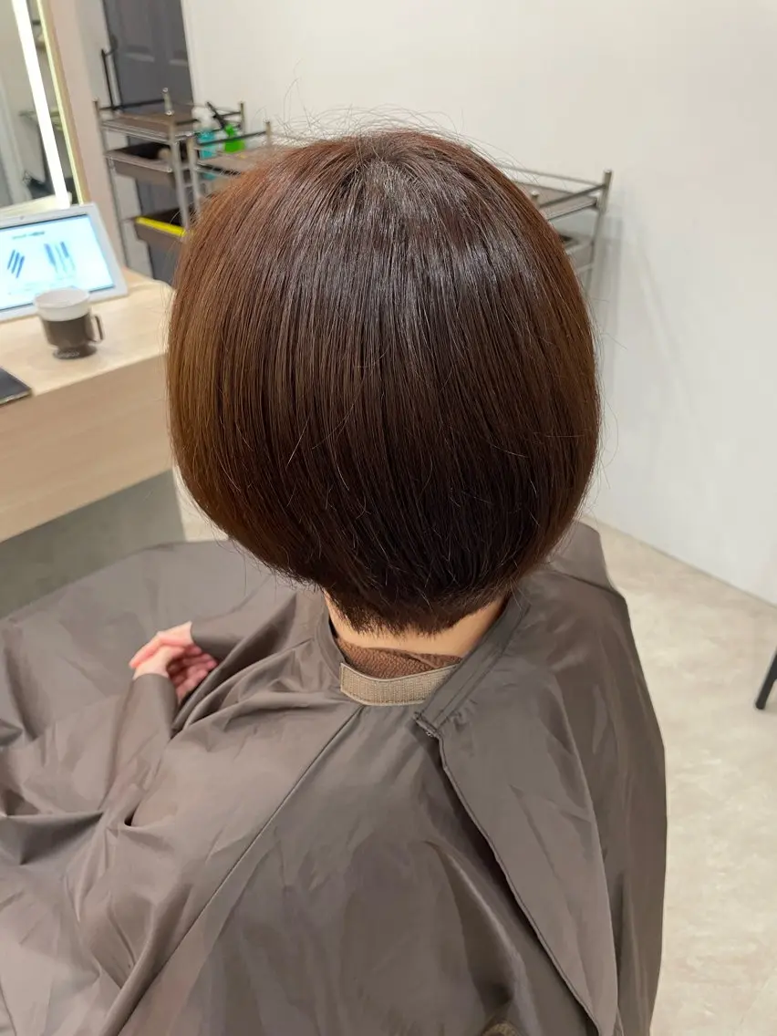 ショート カラー ブラウンカラー ☁️ natsuki☁️のヘアスタイル