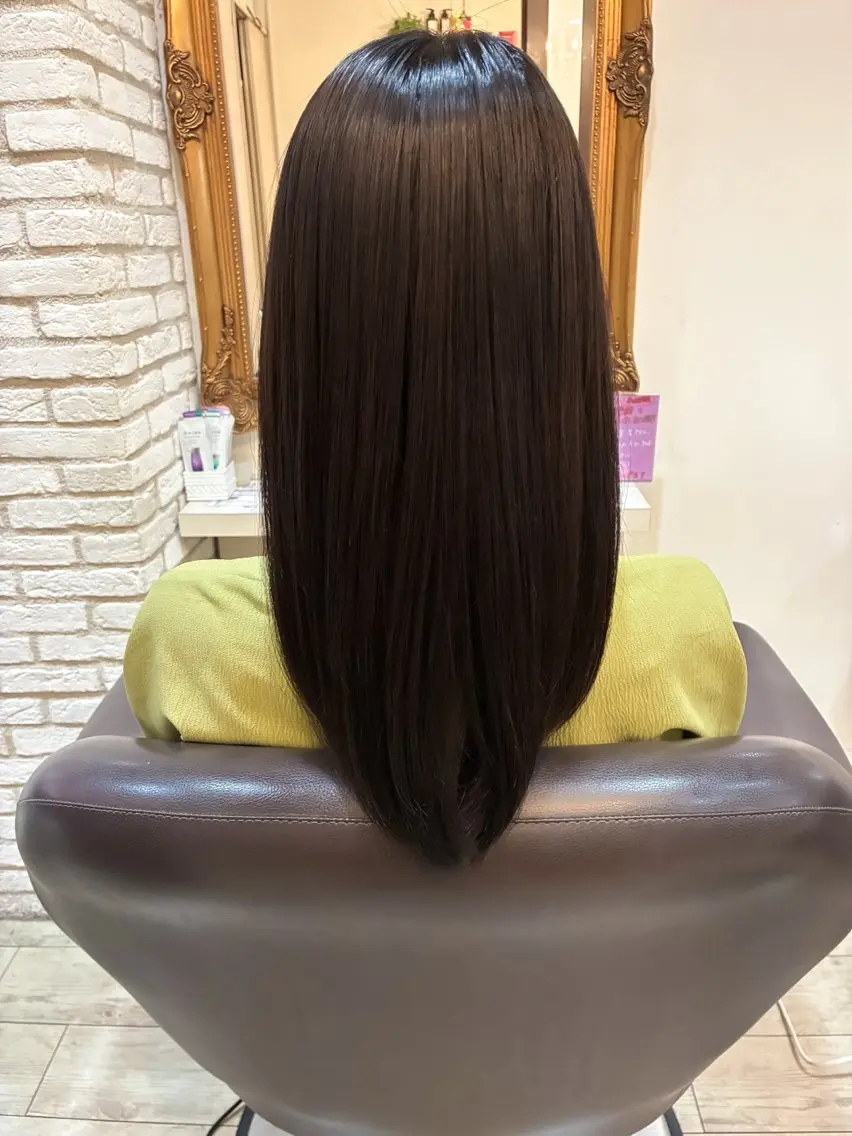 セミロング トリートメント 推し活美容師 つや。のヘアスタイル