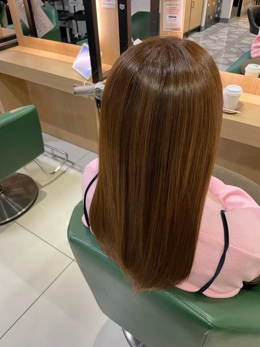 セミロング カラー ヘアカラー Laciel両国店 ⭐️響⭐️のヘアスタイル
