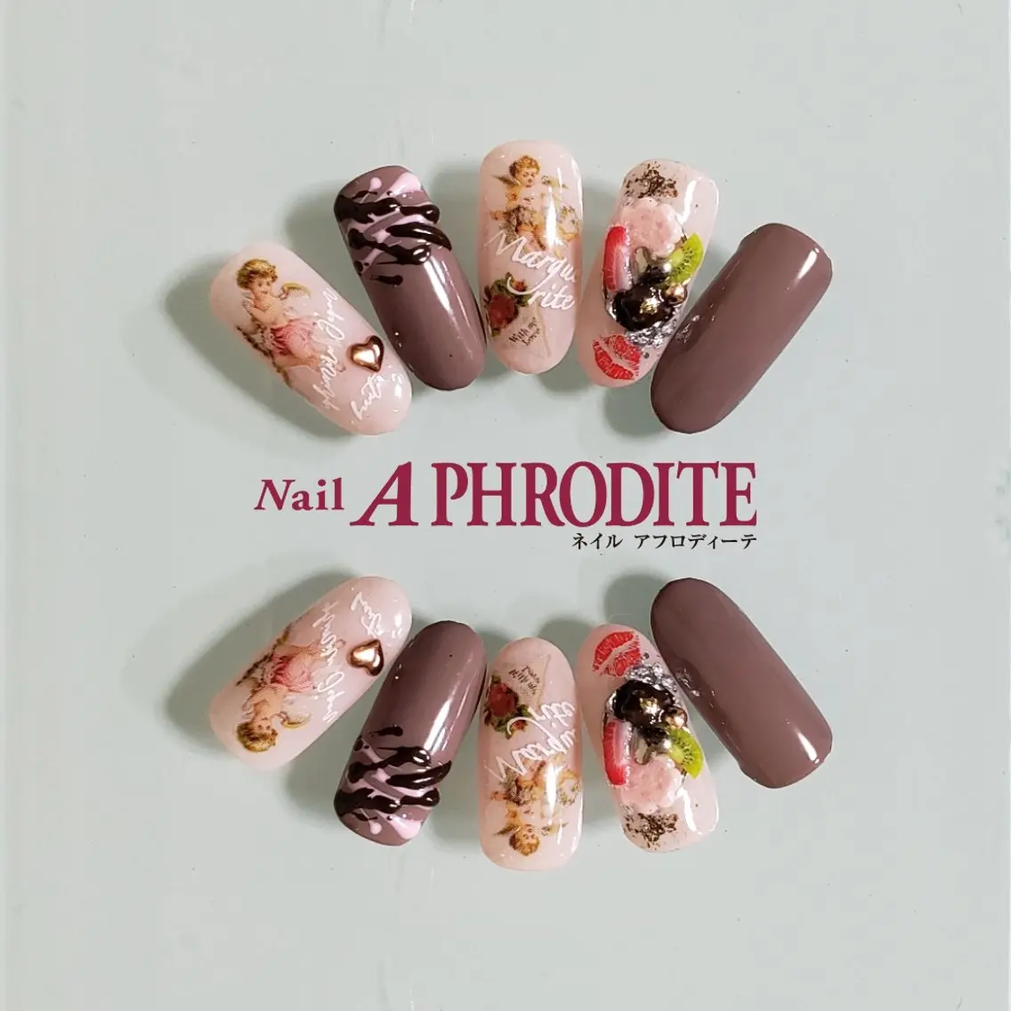 ネイル ジェルネイル ニュアンスネイル スカルプネイル ソフトジェル ネイルチップ ハンドネイル Nail Aphroditeのネイルデザイン