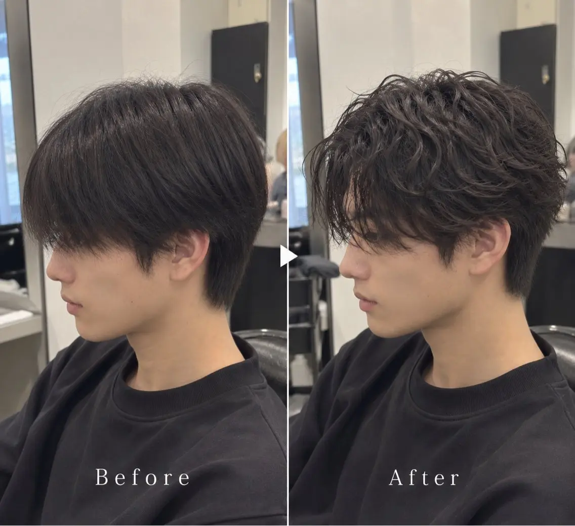 パーマ カット パーマ トリートメント メンズパーマ特化/ ニュアンス/ともみつのヘアスタイル