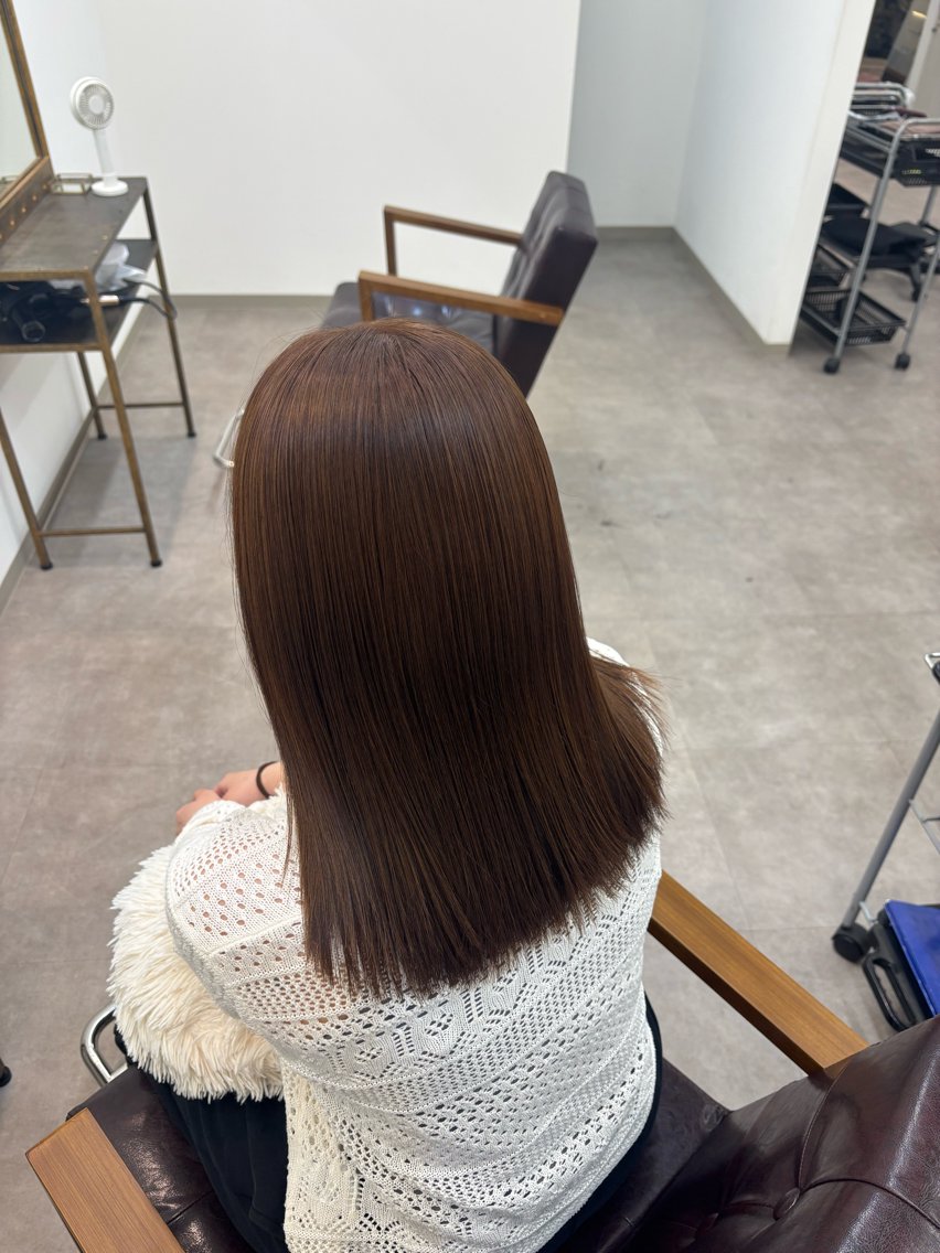 セミロング ヘアカラー 坂本慧人/ qualiaのヘアスタイル