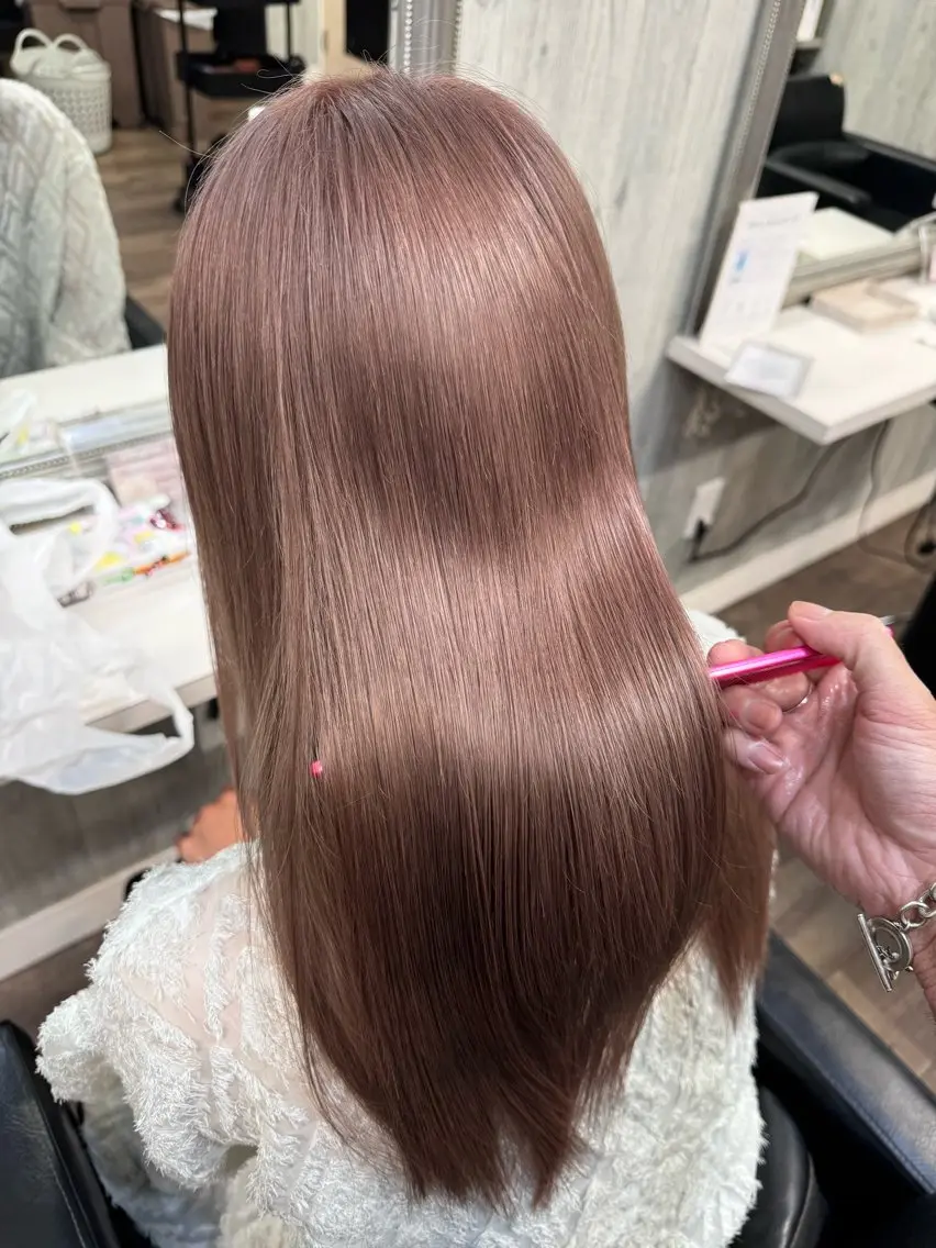 ロング ヘアカラー トリートメント ✨池袋ブリーチ特化 Hibiki✨のヘアスタイル