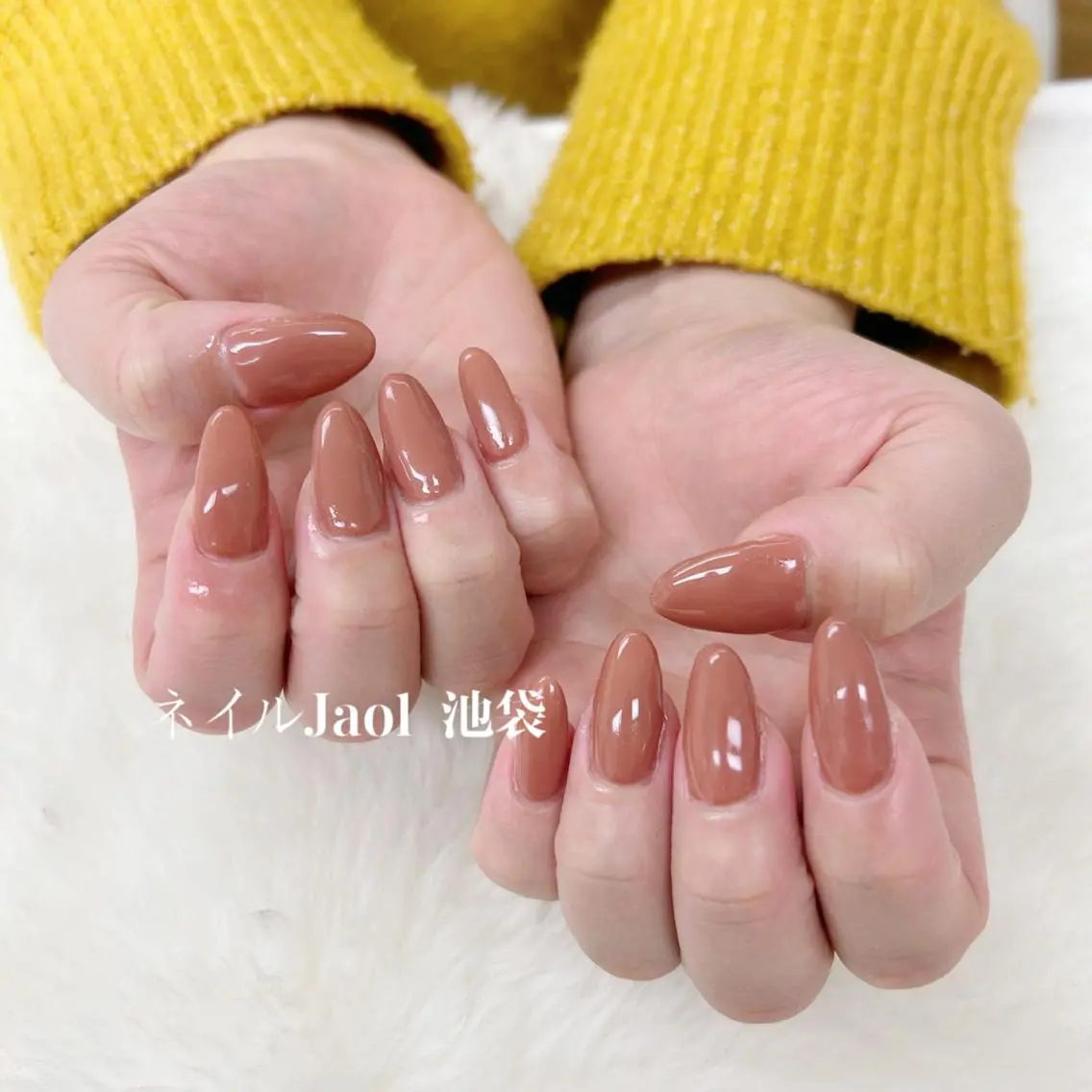セミロング ハンドネイル ネイルJaol 池袋のネイルデザイン