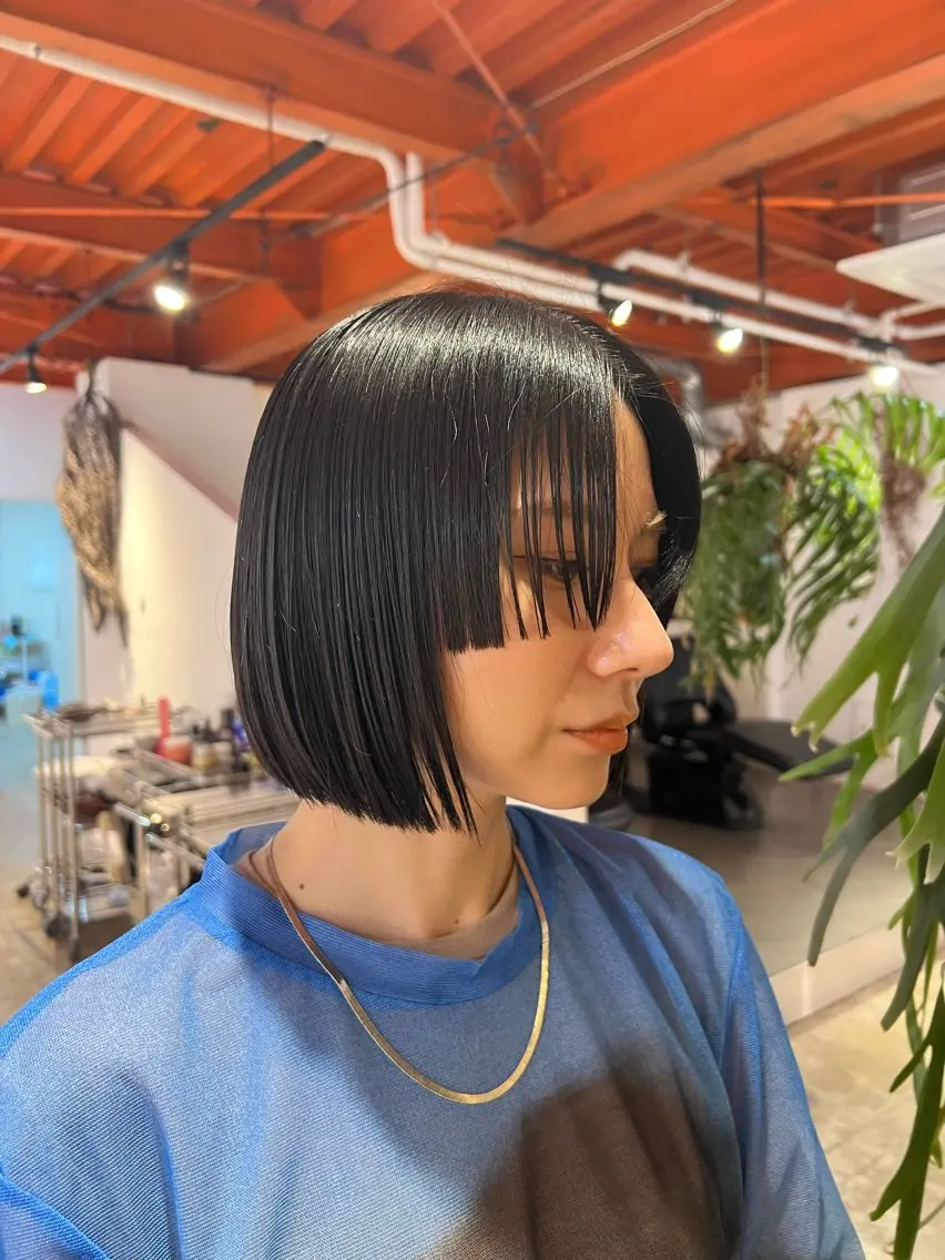 安谷 彩香のヘアスタイル