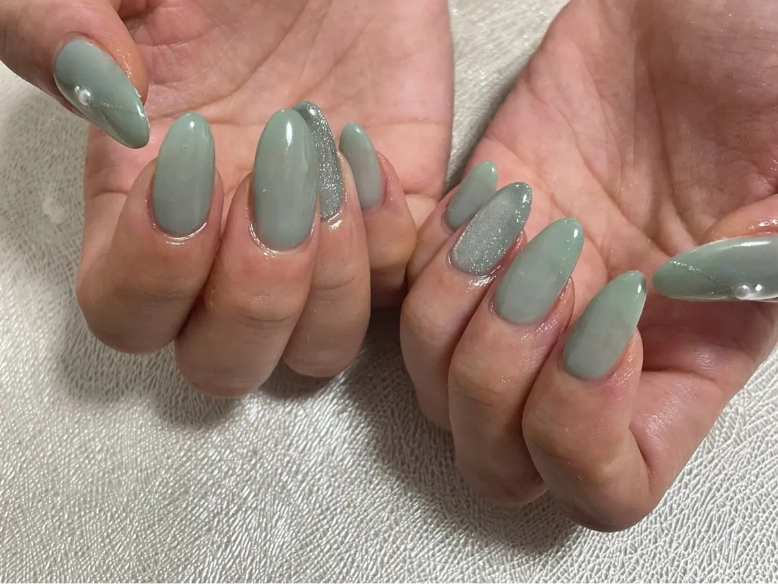 ネイル ジェルネイル メンズネイル パラジェル シンプルネイル 春ネイル kikinail 溝の口のネイルデザイン