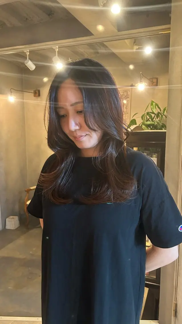 ロング カット 🦭☪️Azumi 縮毛矯正☪️🦭のヘアスタイル