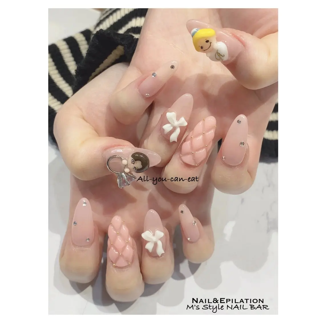 ネイル 成人式 フットネイル フレンチネイル ジェルネイル 韓国ネイル ハンドネイル M's Style NAIL BARのネイルデザイン