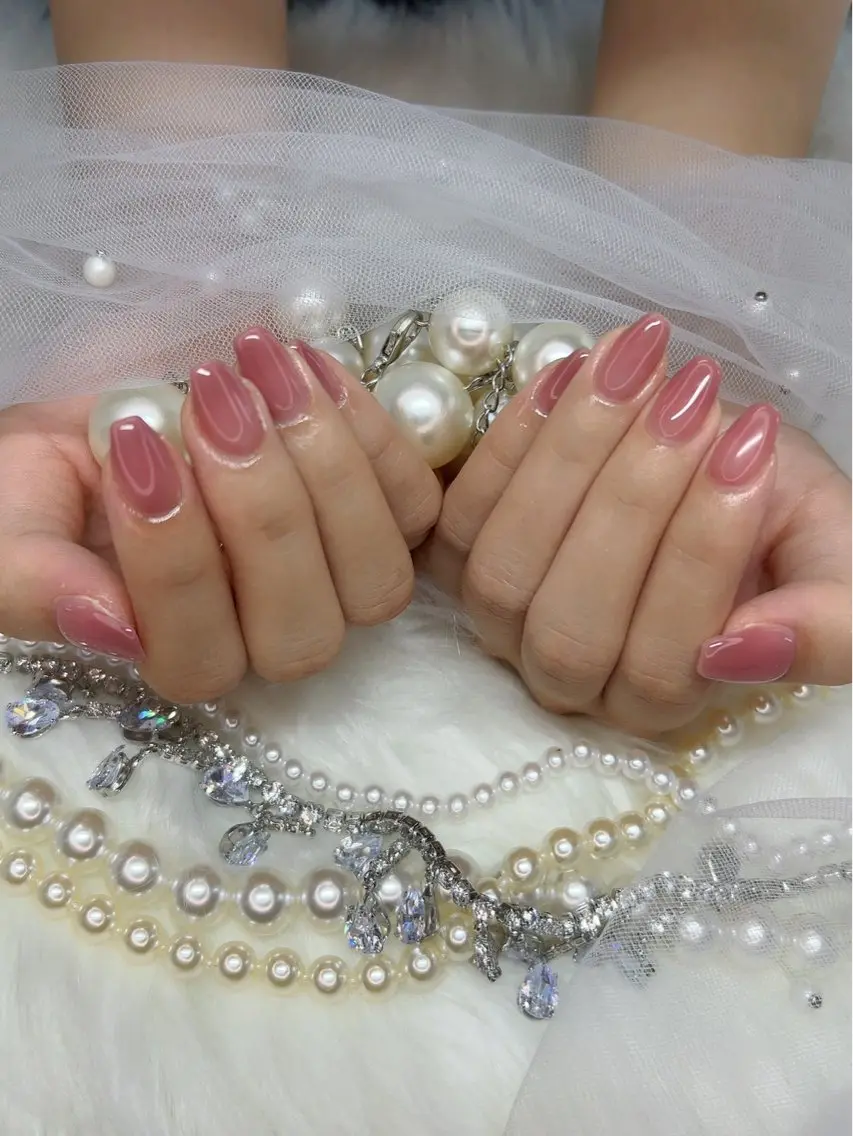 ネイル ワンカラーネイル ハンドネイル ハンドケア my nail plus野江内代のネイルデザイン