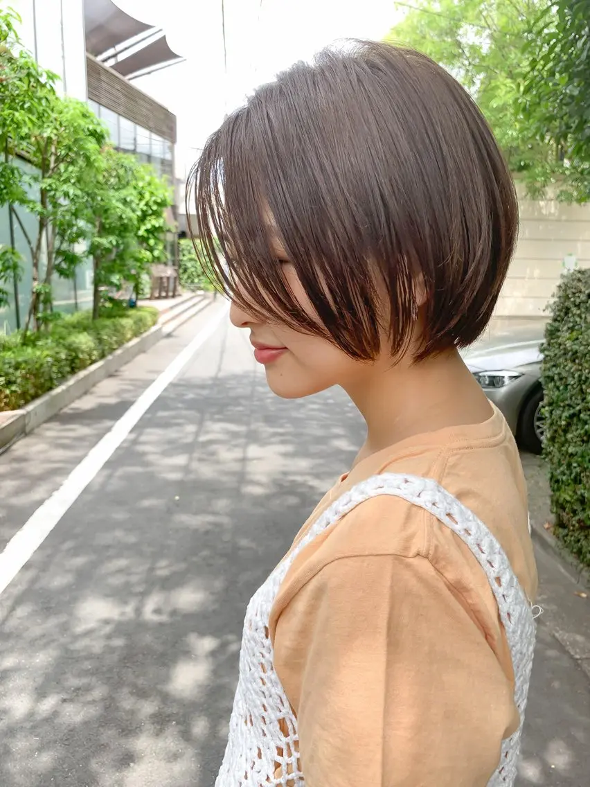 ショート 丸みショート ショートヘア カットモデル募集中 🤍harunaのヘアスタイル