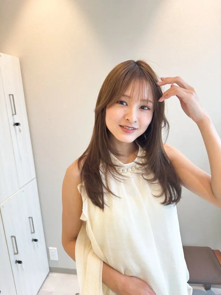 ロング カット 縮毛矯正 トリートメント ✂️似合わせの魔術師 石田一樹✂️のヘアスタイル