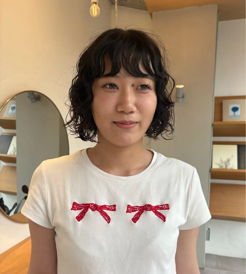 パーマ e.n.u烏丸 / ｲﾂｷのヘアスタイル