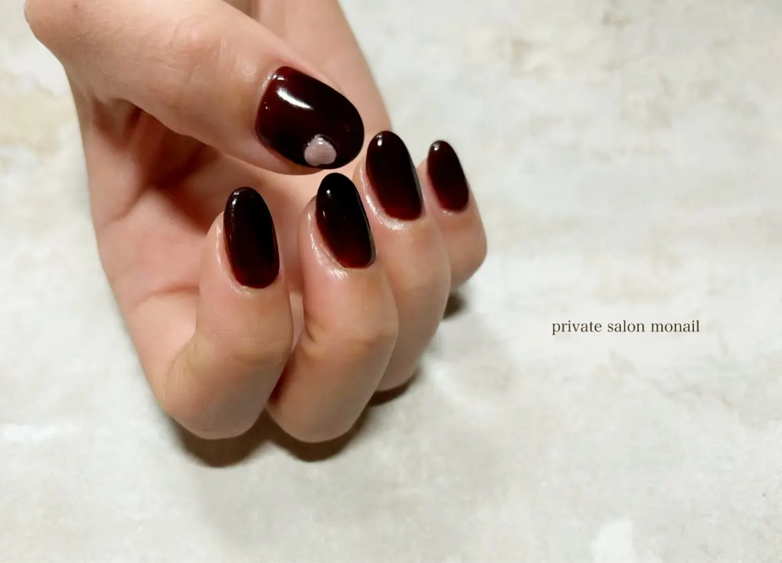 ネイル ハート nail salon monailのネイルデザイン