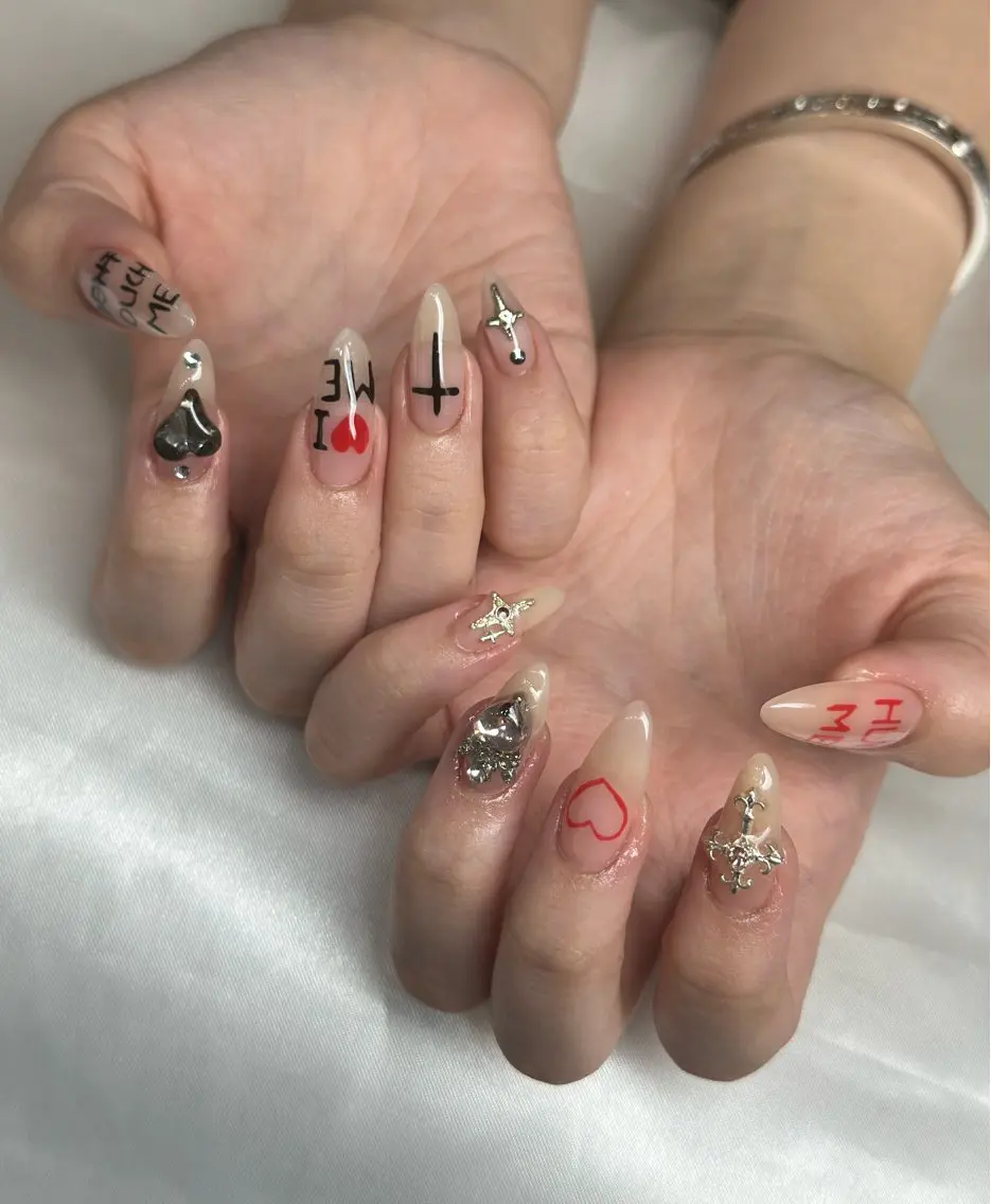 ネイル 長さ出し Mi nailsのネイルデザイン