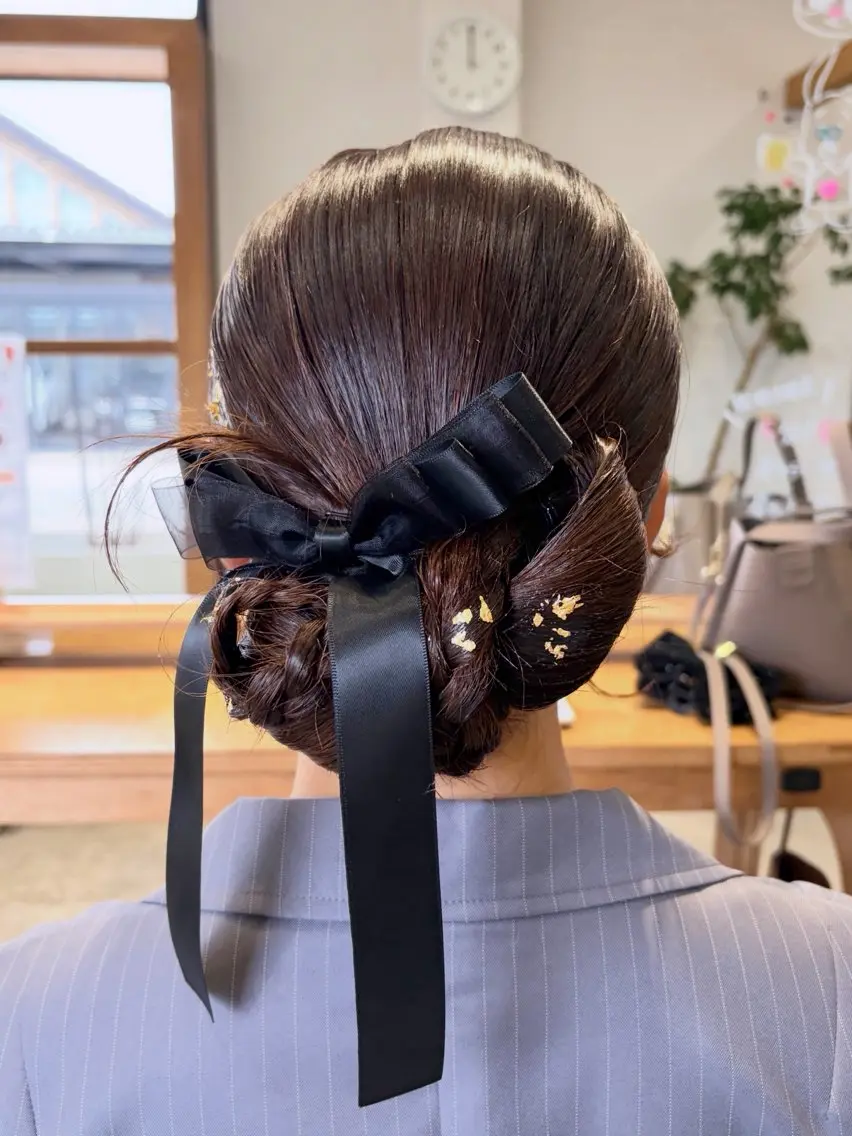ロング ヘアアレンジ ショートボブ ボブ 顔周りカット 韓国風ヘア レイヤーカット ヘアセット fulam － KAEDEのヘアスタイル