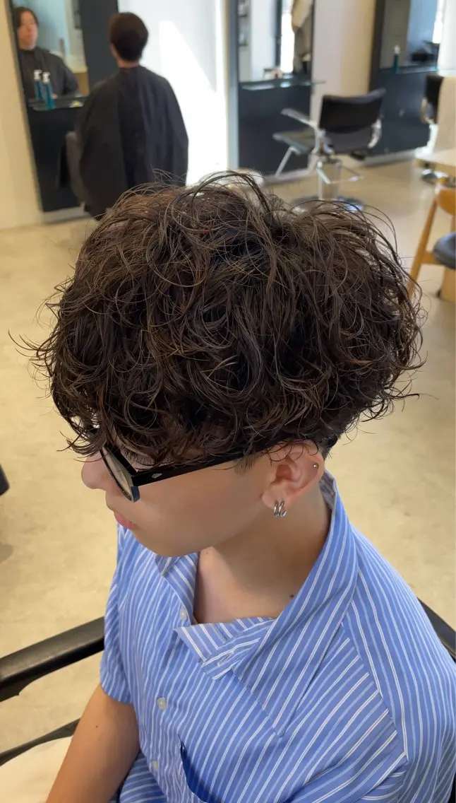 パーマ メンズ メンズパーマ カット パーマ トリートメント fifth 武正 琉生のヘアスタイル