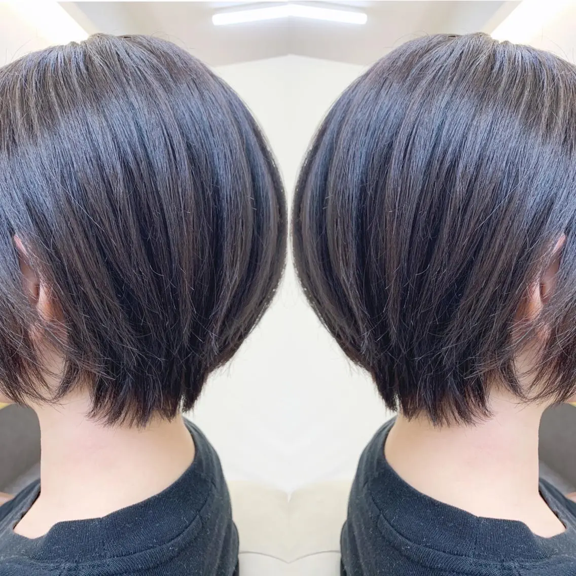ショート ショートボブ ボブ ショートヘア カット ヘアカラー H (エイチ) 烏丸御池店のヘアスタイル