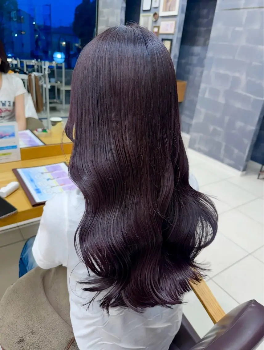 ロング カラー トリートメント ヘアカラー 平野 凛のヘアスタイル