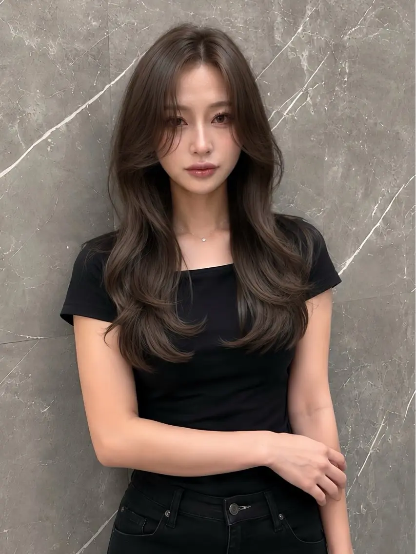 ロング カラー カット ヘアカラー トリートメント 髪質改善🫧 カラー特化/Hinaのヘアスタイル