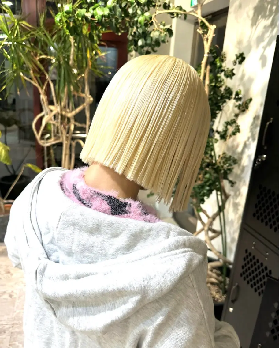 カラー ササキカズマ〻透明感 〻色落ち〻赤み消しのヘアスタイル