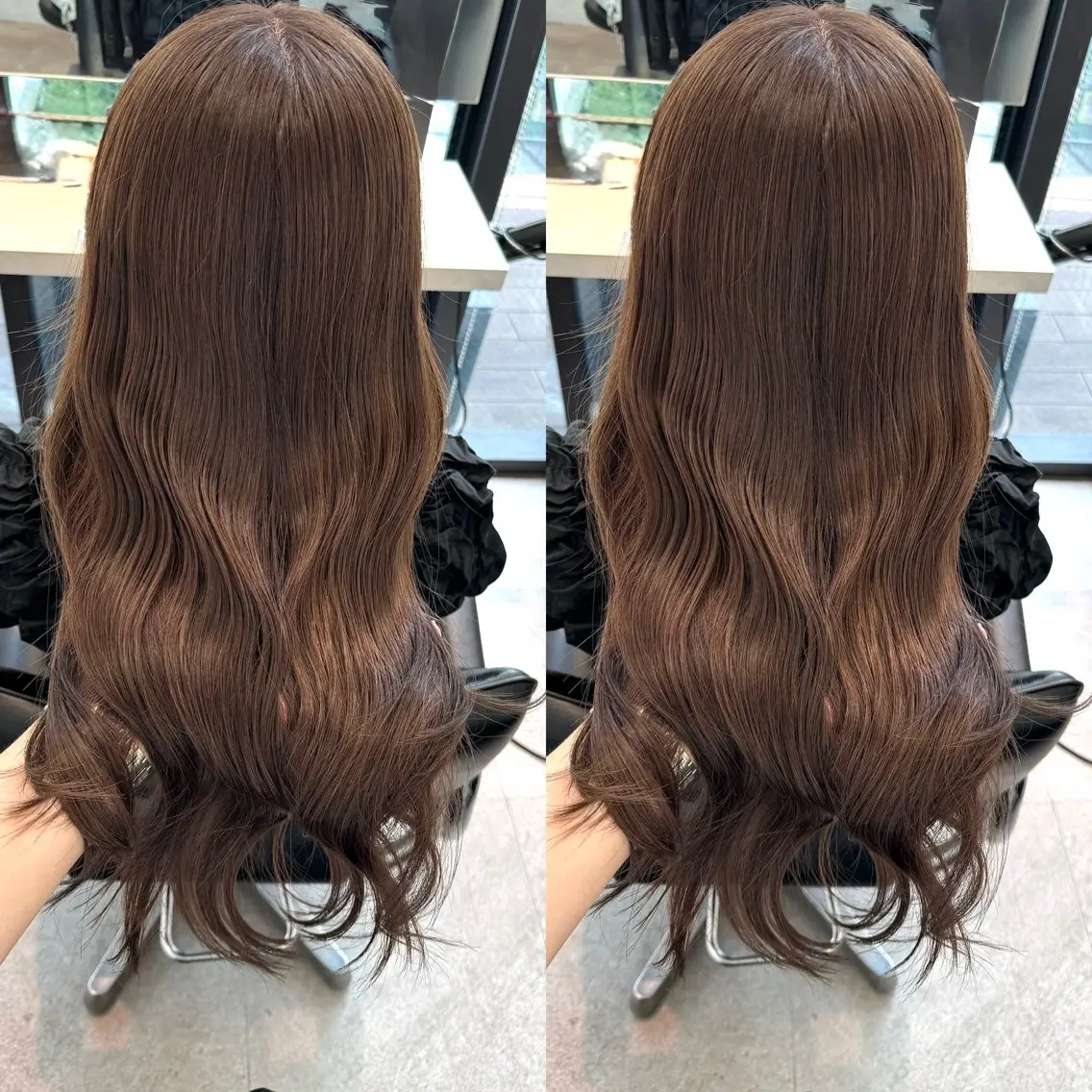 ロング ヘアカラー トリートメント 🌟透明感カラー 🌟松岡勇輝のヘアスタイル