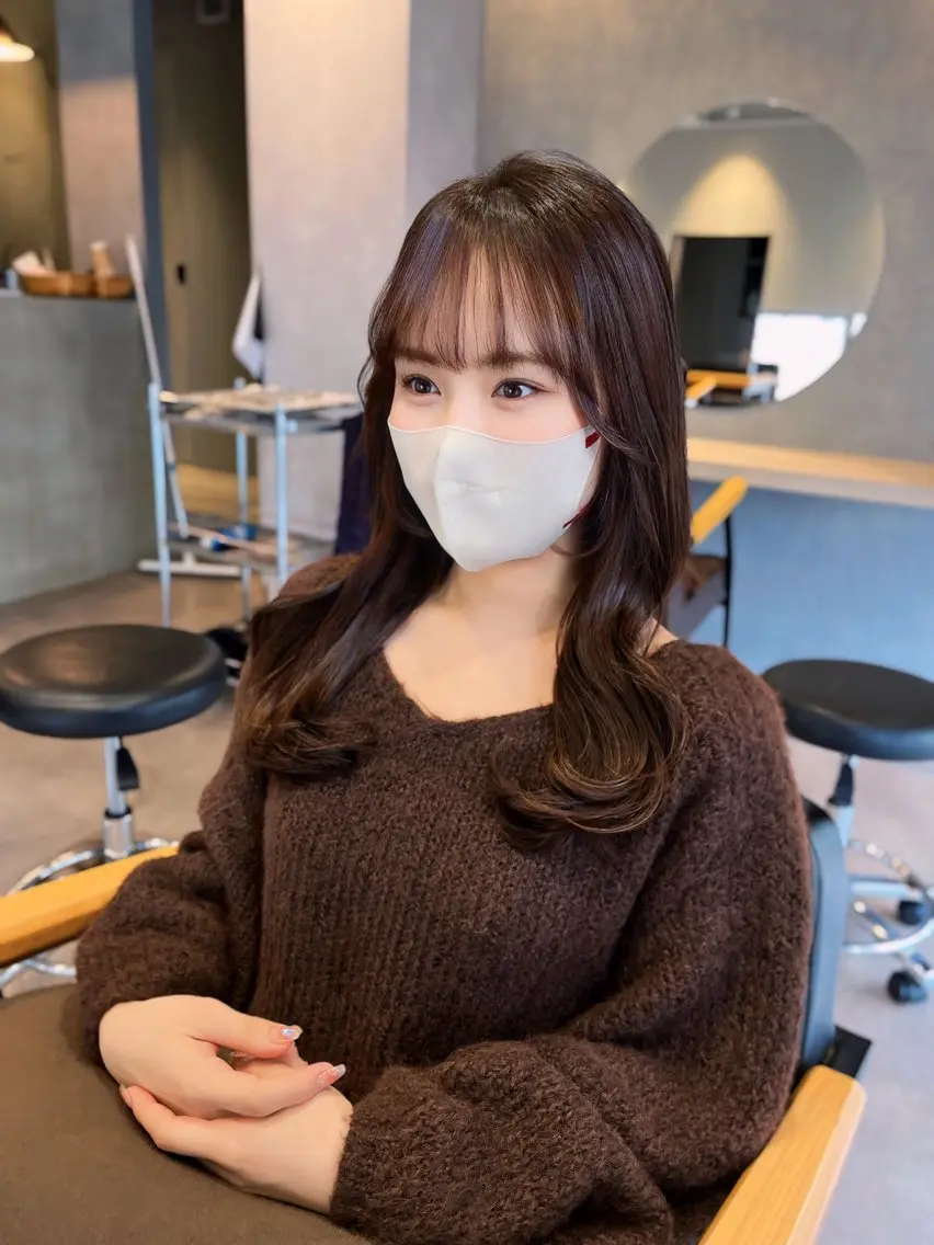 セミロング カラー パーマ ヘアアレンジ 佐藤優太朗 似合わせ/髪質改善のヘアスタイル