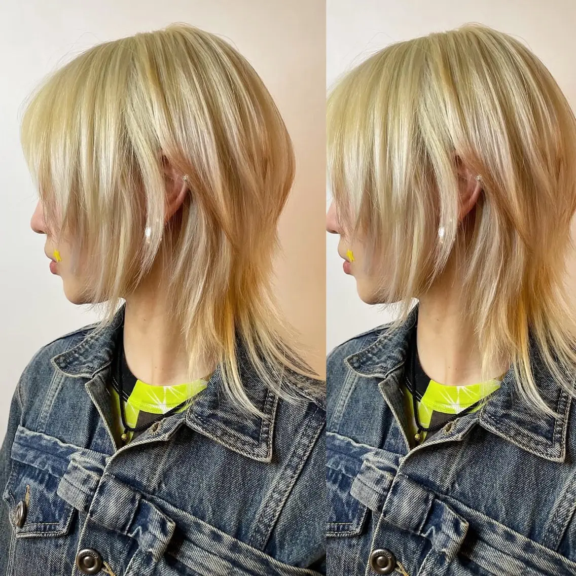ミディアム ミディアムレイヤー ハイレイヤー レイヤーカット デザインカラー★★★ Haco+shihoのヘアスタイル
