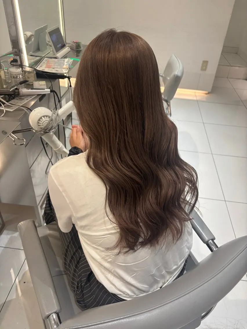ミディアム カラー ヘアカラー ️🩵RINKA/ 艶color🩵のヘアスタイル