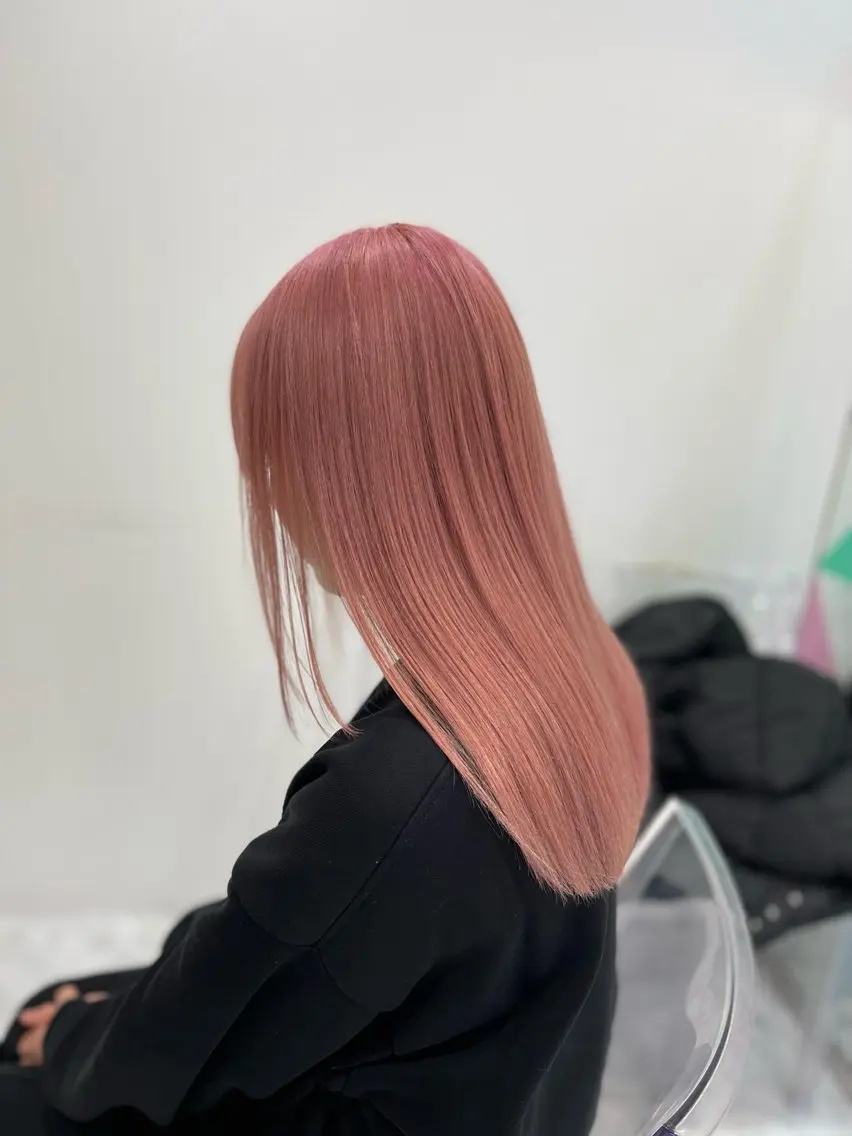 【🌷初ブリーチの方に大人気🌷】ブリーチ2回(ケアブリーチ込み)➕カラー➕トリートメントの写真