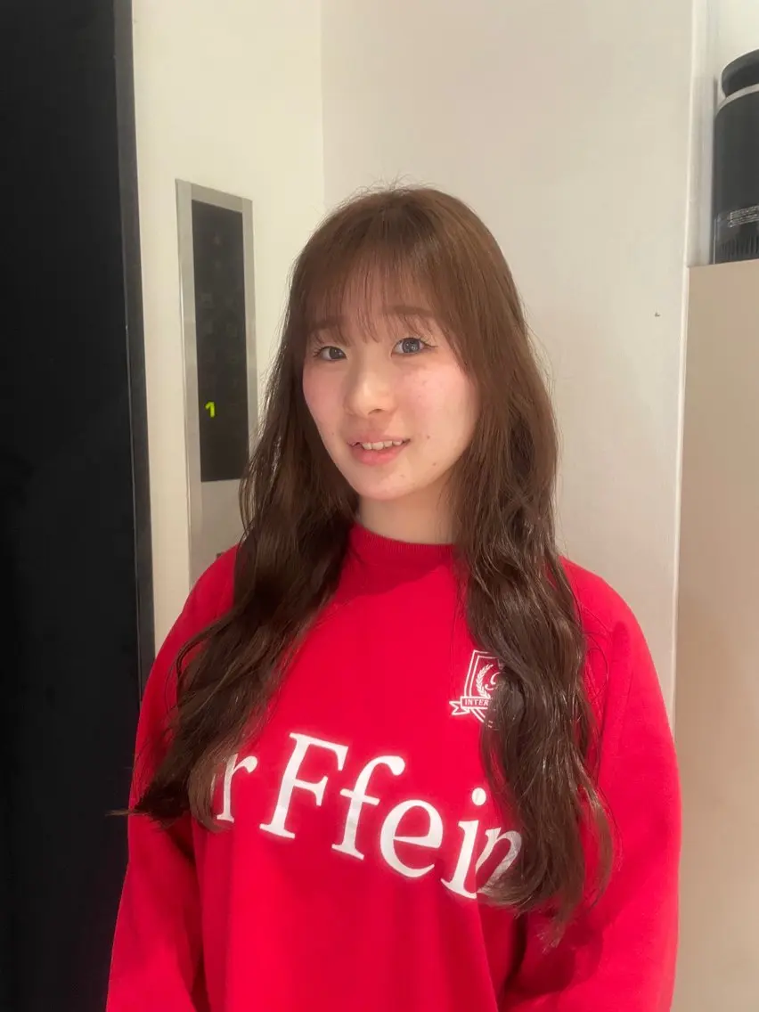 ロング カラー ブラウンカラー 透明感カラー 梅田ハイトーンカラー 🎀riseのヘアスタイル