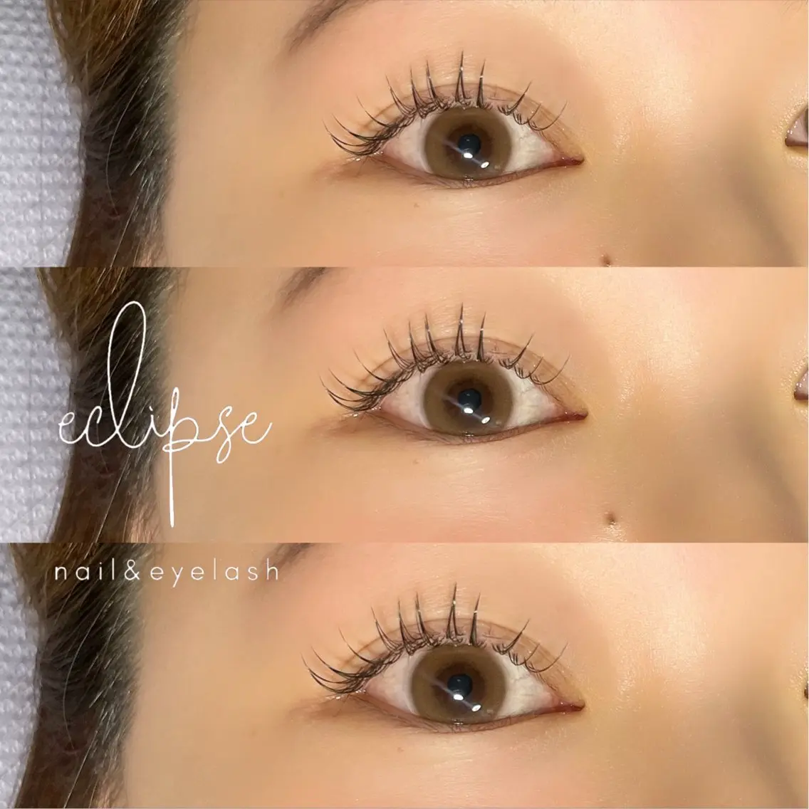 マツエク・マツパ 目尻長め eclipse eyelashのマツエク・マツパデザイン
