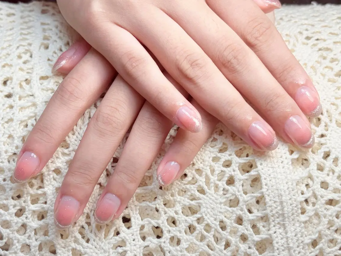 ネイル ハンドネイル 甘 皚萱のネイルデザイン