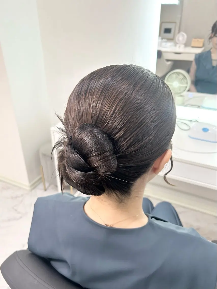 ロング ヘアアレンジ ヘアセット ヘアセット専門店 Rのヘアスタイル