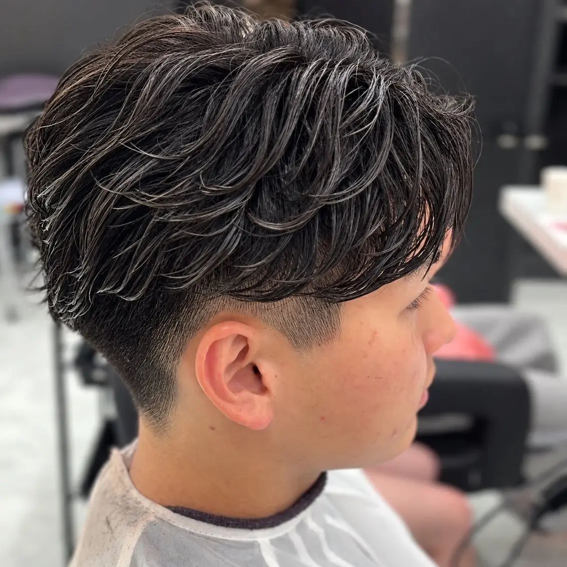 パーマ メンズ カット パーマ 🤎ミルクティー/ハ イトーン/ひろむ🤍のヘアスタイル