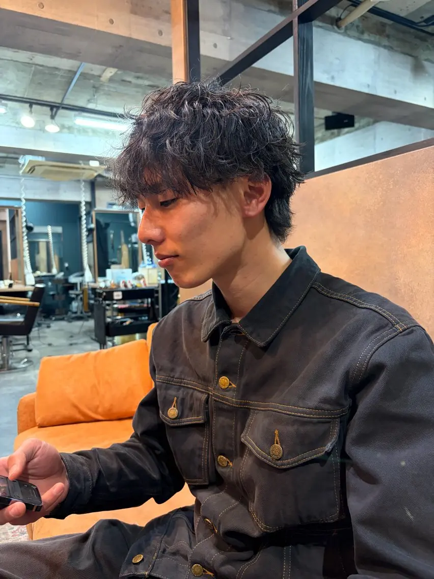ショート パーマ カット パーマ トリートメント kazuki iconのヘアスタイル