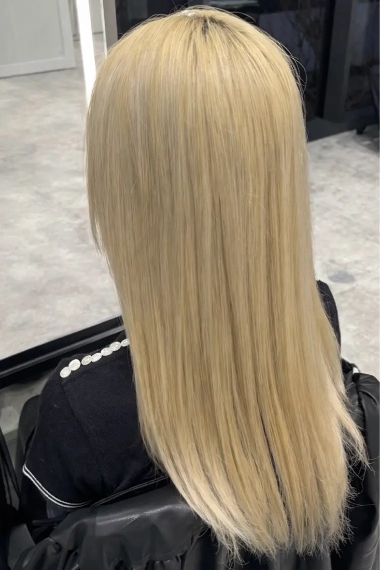 ロング カラー ヘアカラー い な み ま なのヘアスタイル