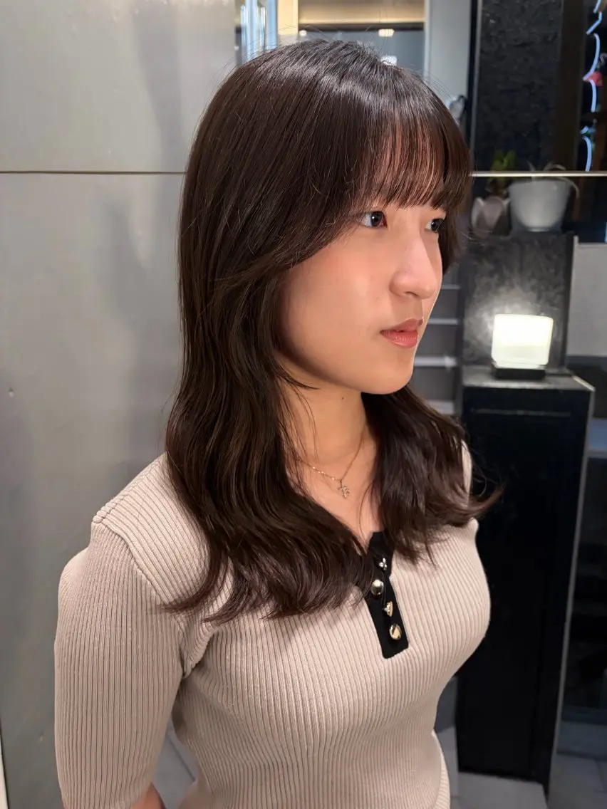 セミロング 渡辺奎斗/ ボブ レイヤーカットのヘアスタイル