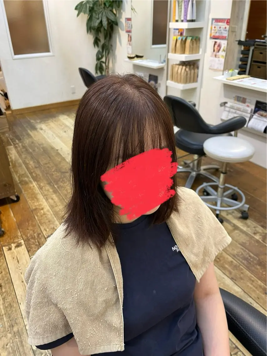 ミディアム カラー 🦒galaxy フセヨシキ🏍️のヘアスタイル