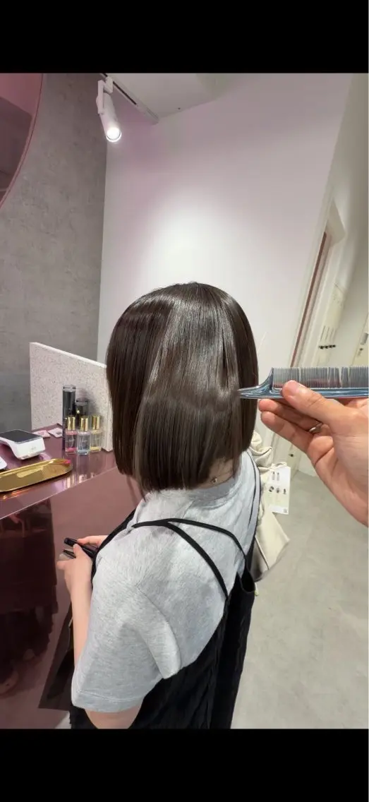 【美髪フルコース】カット&ヘアカラー&縮毛矯正&1STEPトリートメントの写真