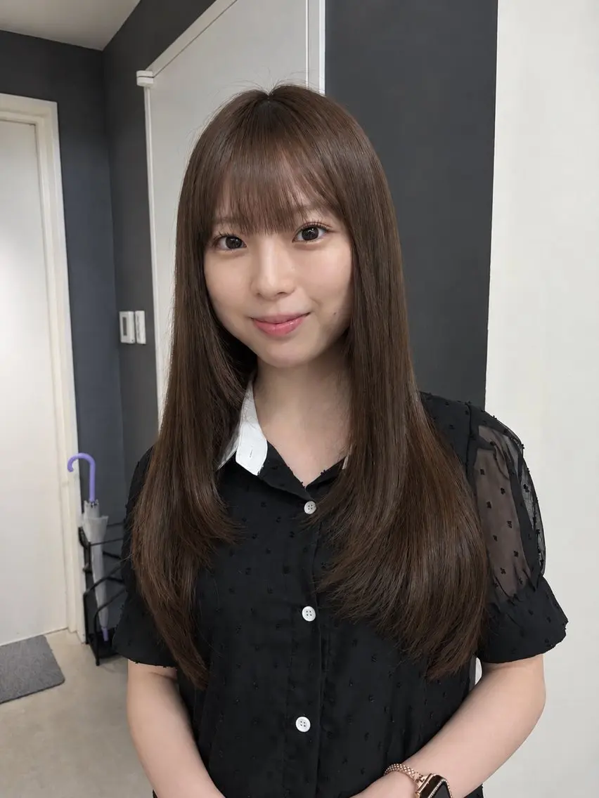 ロング 平井 よし乃のヘアスタイル