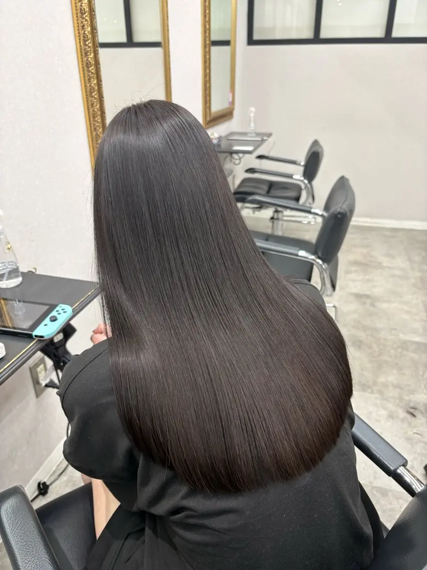 ロング カラー カット ヘアカラー 立川 🐾髪質改善 ダブルカラー 川田栞のヘアスタイル