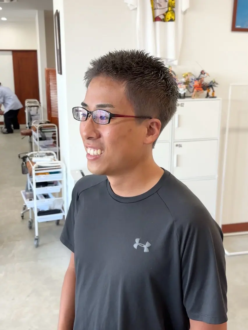 カラー メンズ ダブルカラー 中原 佑（店長）のヘアスタイル