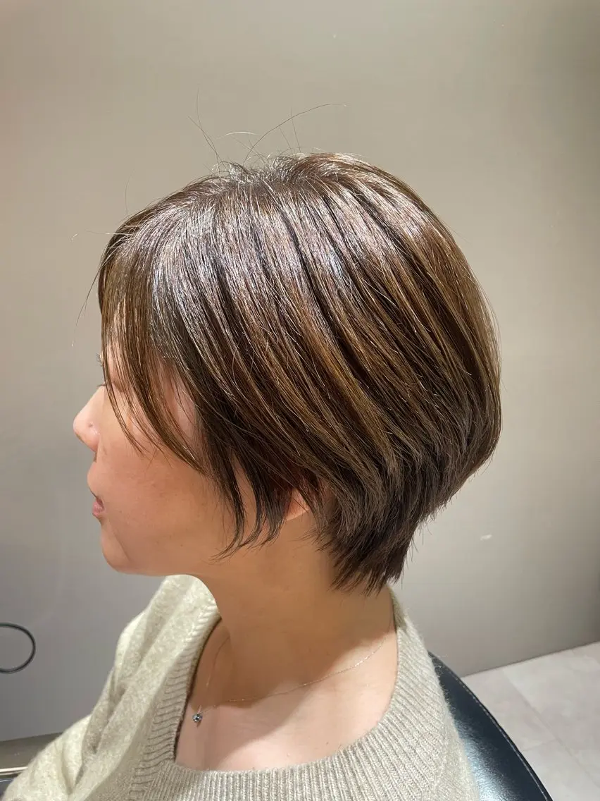 ショート くびれヘア ショートヘア 🤍tomoka 🤍のヘアスタイル
