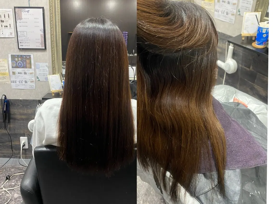 縮毛矯正&カット&保湿TRの写真