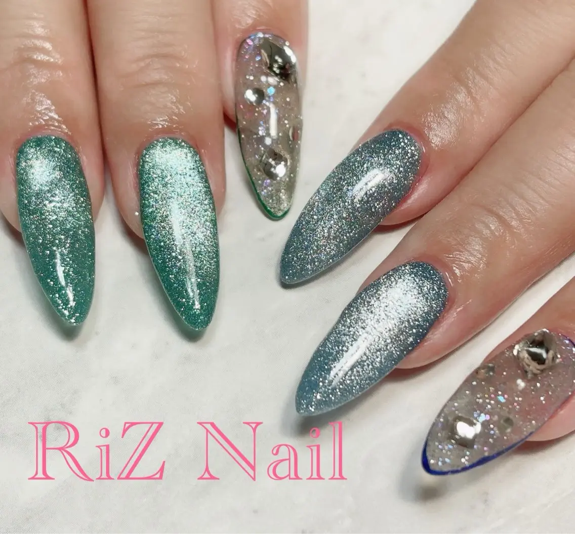 ネイル ロングネイル スカルプネイル RiZ nail salonのネイルデザイン