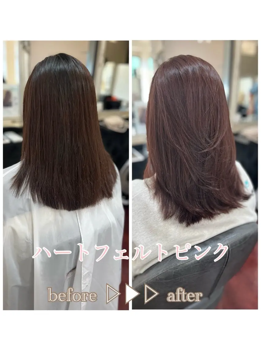 ロング カラー ピンクカラー 高槻/LOREM/ Akiraのヘアスタイル