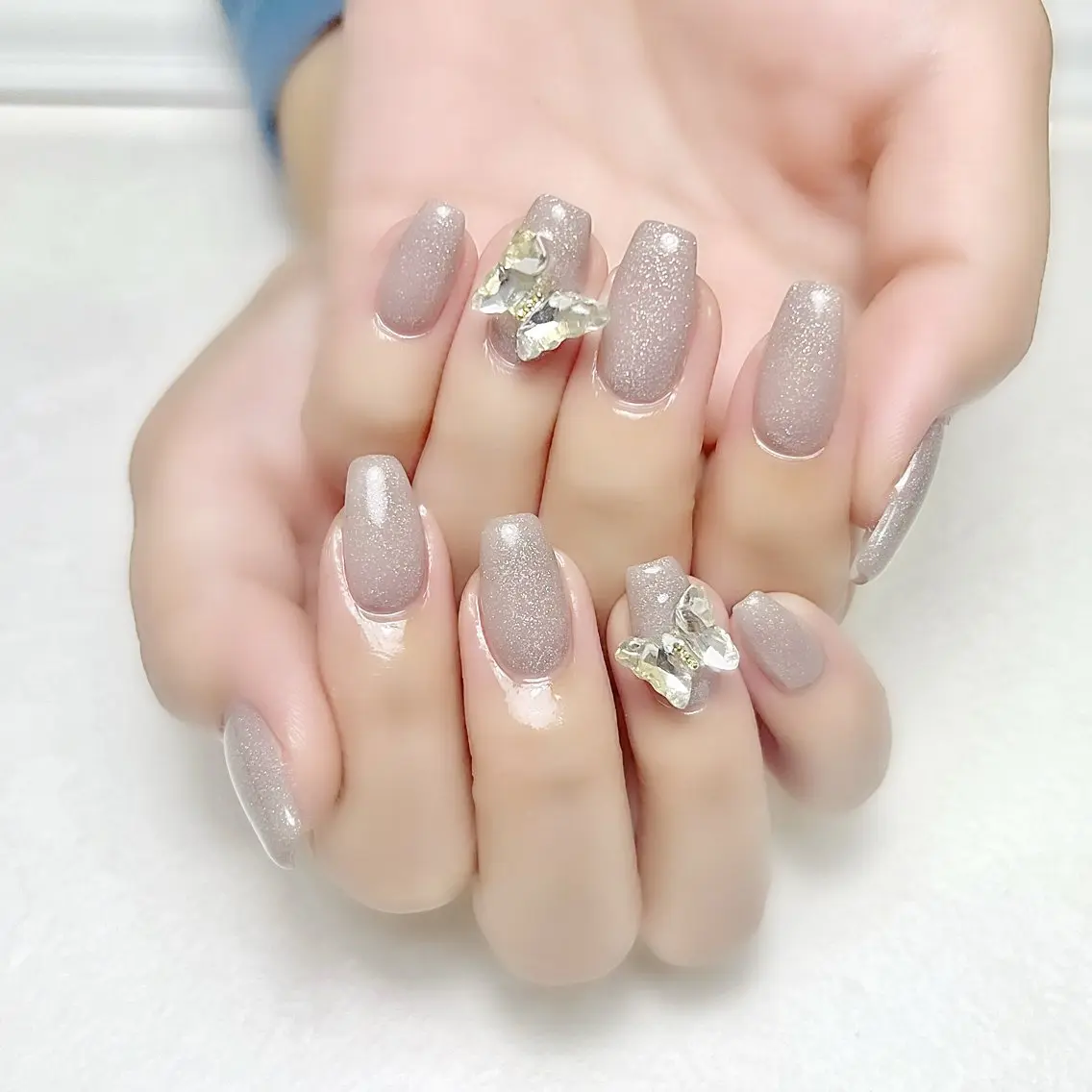 ネイル オフィスネイル ワンカラーネイル rouse nail RISATOのネイルデザイン